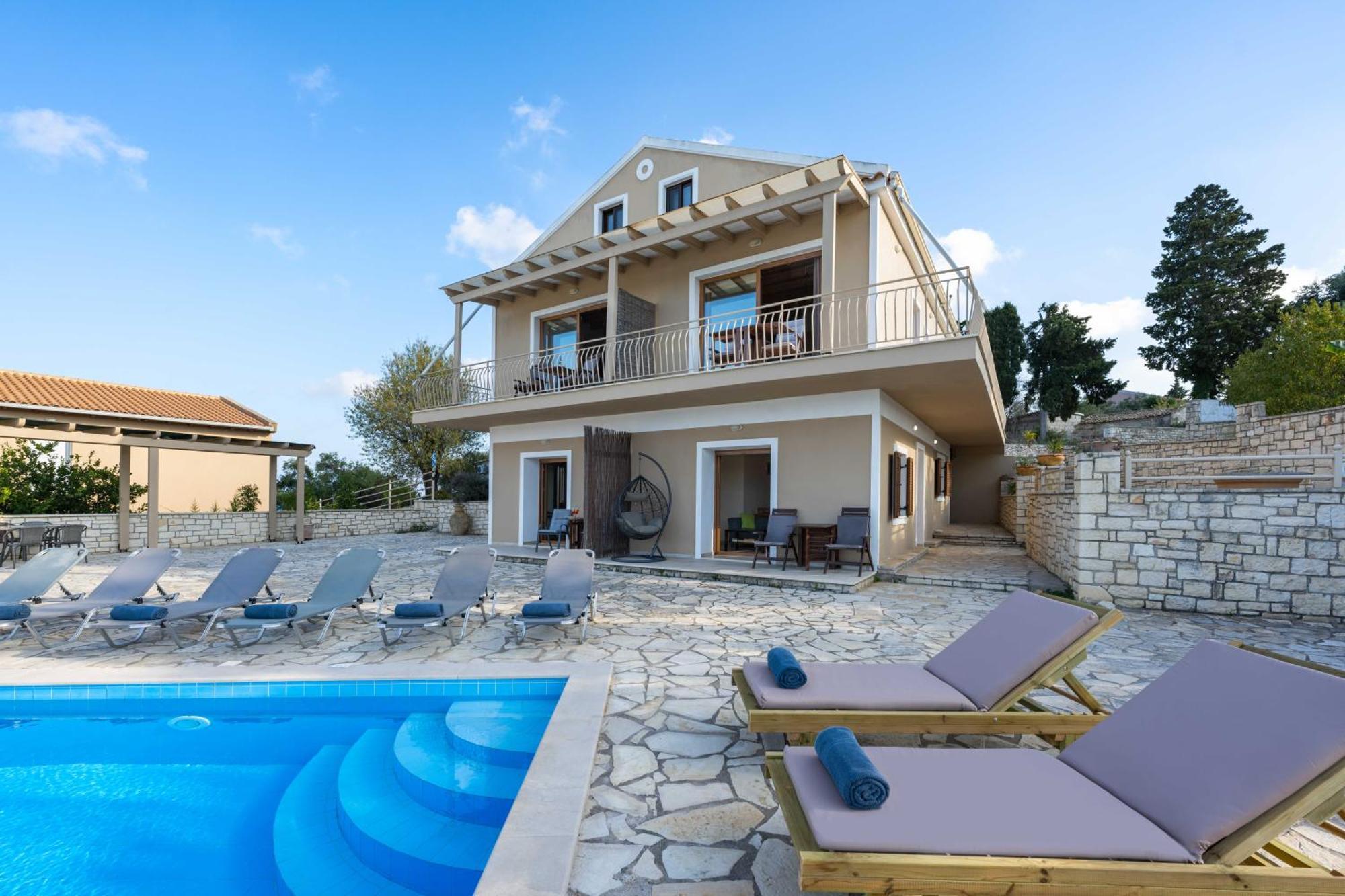 Pangolas Apartments Paxos Longós Exterior photo