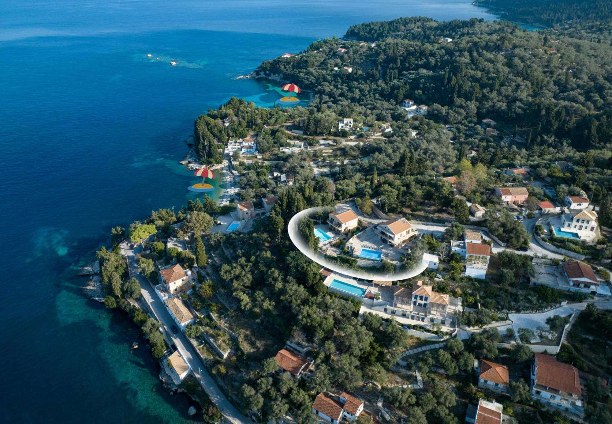 Pangolas Apartments Paxos Longós Exterior photo